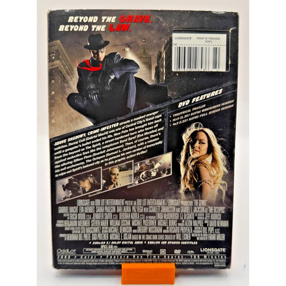 The Spirit DVD Region 1 Neo-Noir Action Samuel L. Jackson - Picture 2 of 4